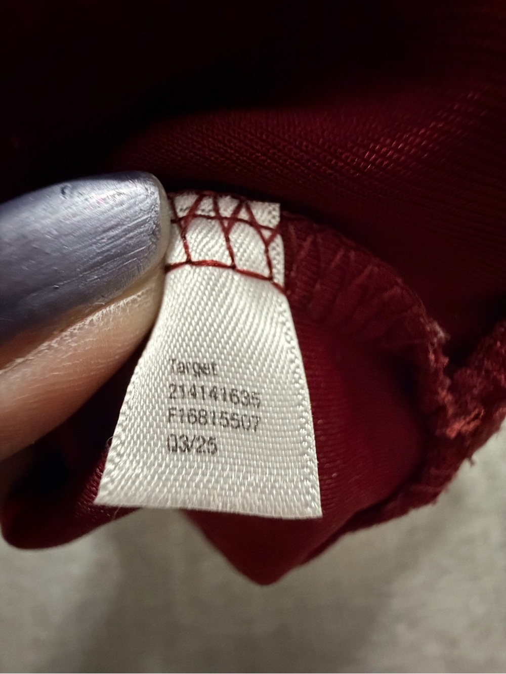 All In Motion Airy Sleek Pique Crewneck Sweatshirt- Maroon - Picture 9 of 14